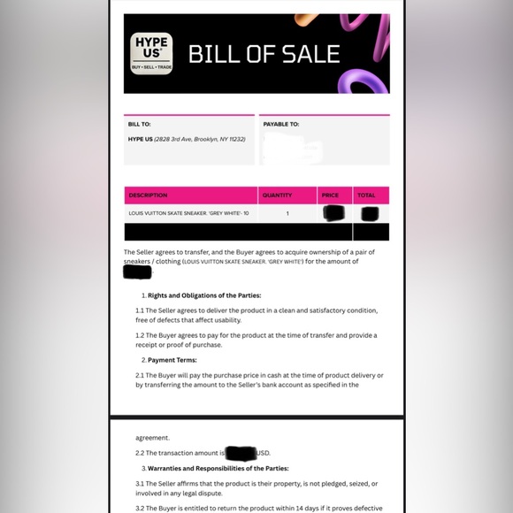 LV Skate Grey White Sneakers US M 10 & M 8.5 | 100% Authentic Traded in-store✅ - Picture 13 of 14